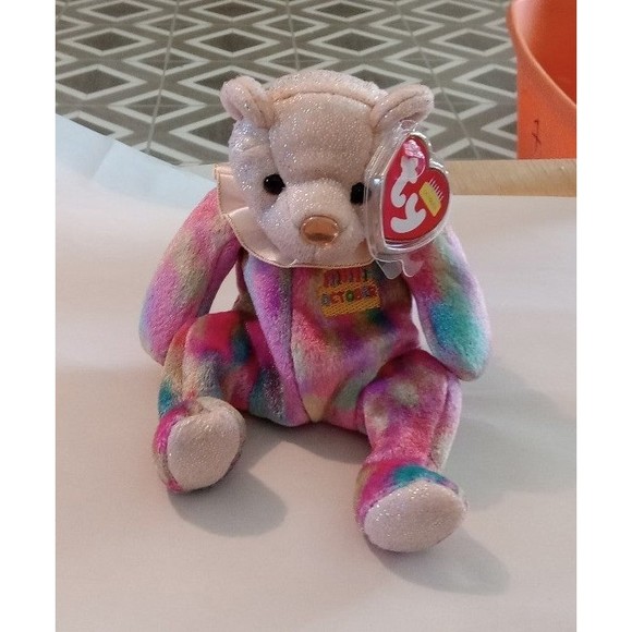 Toys Ty Beanie Babies October The Bear Poshmark